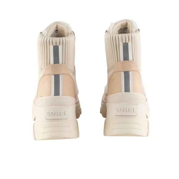 Sorel Brex Cozy Lace-Up Womens Boots Faux Fur Leather Beige Size 11 - Picture 12 of 14